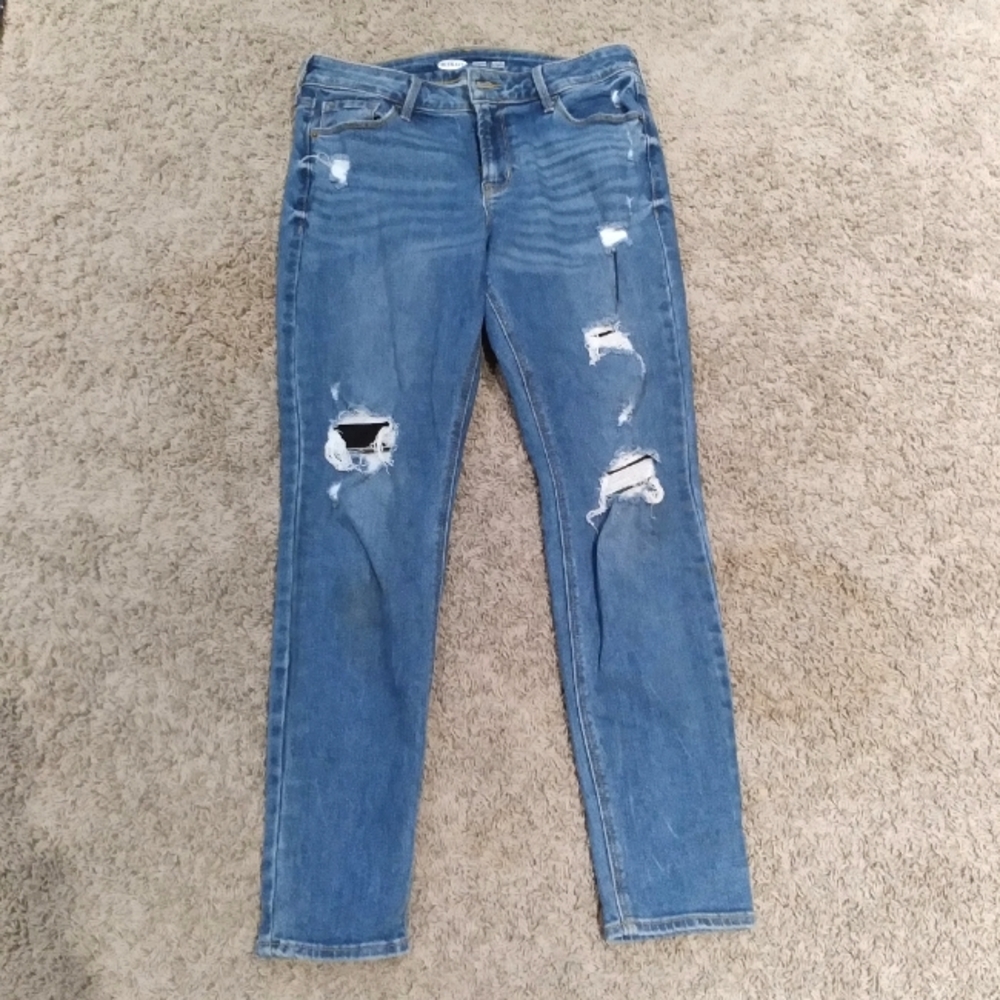 Ripped Blue Jeans